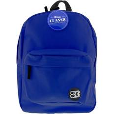 Women School Bags Bazic Classic Backpack 17 Blue BAZ1051 Polyester Quill Blue