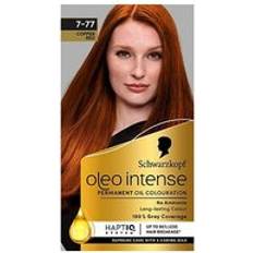 Copper Permanent Hair Dyes Schwarzkopf Oleo Intense Permanent Oil Colour 7-77 Copper Dye
