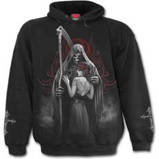 Hoodies - Modal Jumpers Spiral Dead Kiss Hooded sweater black