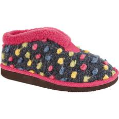 Multicoloured - Women Slippers Sleepers TILLY Ladies Boot Fuchsia/Multi: