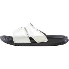 Nike Dame Tøfler & Sandaler Nike Bennassi Duo Ultra Slide White/Black/Grey, Female, Sko, Sandaler og Hjemmesko, Sort, 35,5