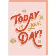 Gold Cards & Invitations Father's Day Cute Today Is Your Day Greeting Card