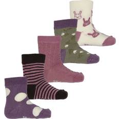 Morado Calcetines Minymo Calcetines 5 Pack Orchid Haze