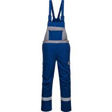 Overalls Portwest Bizflame Ultra Two Tone Bib &amp; Brace FR07 Royal Regular