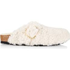 Birkenstock Women's Boston Shearling Clogs Eggshell Eggshell