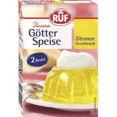 Fødevarer Ruf Götterspeise Zitronen-Geschmack, Wackelpudding, Götterspeisenpulver, einfache Zubereitung, nur