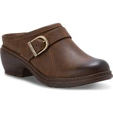 Fabric Clogs Eastland Women's Cameron Clog Shoes Brown