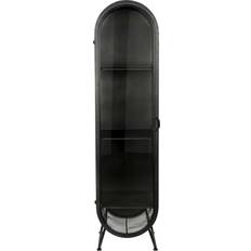 Black Glass Cabinets Dutchbone Oval Glass Cabinet