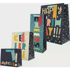 Hällmark Jazzy Birthday Set of 4 Gift Bags