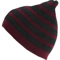 Universal Textiles Striped Beanie Grey One