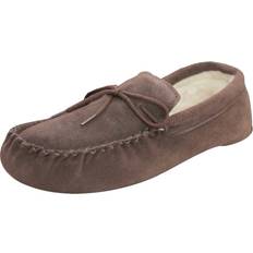 Multicolored Moccasins Eastern Counties Leather Wool-blend Soft Sole Moccasins Chocolate