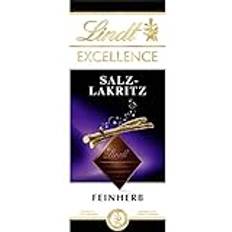 Lindt EXCELLENCE Salz-Lakritz Feinherbe Schokolade 100g