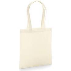 Multicoloured Fabric Tote Bags Westford Mill Organic Premium Cotton Tote Bag White/Blue/Red