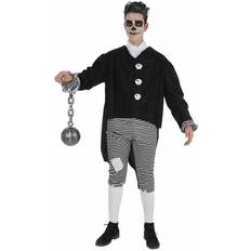 BigBuy Carnival Døds Male Fange Kostume M/L 3 Dele