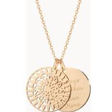 18k - Men Necklaces Merci Maman Personalised Mandala Necklace