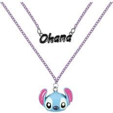 Disney Halsband Disney Stitch Ohana Pendant Necklace 16mm