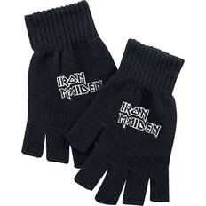 Iron Maiden Fingerløse handsker Logo Unisex sort