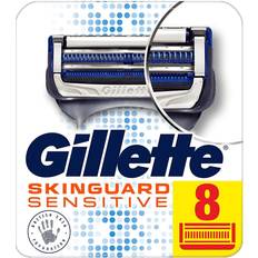 Gillette Skinguard Sensitive Razor Blades Designed to Stop Irritation For Men, 8 Refills