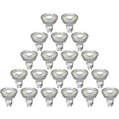 Light Bulbs Paul Russells Paul Russells Led Gu10 Light Bulb, 4W 450 Lumens, 35W Equivalent, 4000K Cool White, Ceiling Spotlights, Pack Of 20