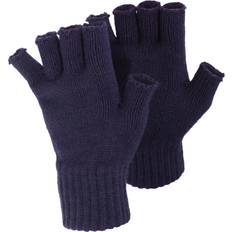 Blue - Women Gloves & Mittens Floso Winter Fingerless Gloves Navy One