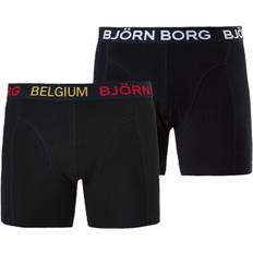 Björn Borg Sous-vêtements Björn Borg Shorts Sammy Belgium 2-pack Black Male