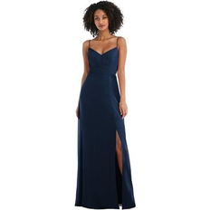 Dresses After Six Women's Tie-Back Cutout Maxi Dress with Front Midnight navy Midnight navy