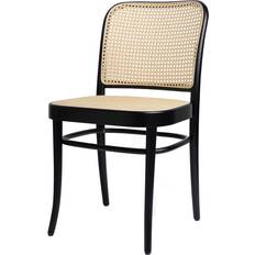 Ton Silla No.811 Ratán Barniz Negro B123-asiento