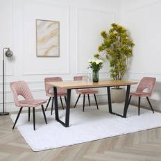 Pink Dining Sets Provence Veneer Dining Set