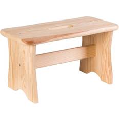 Northix Footstool FSC-certified Wood