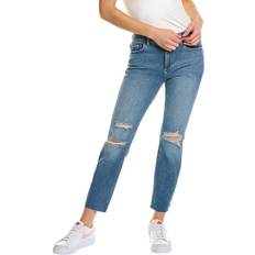 DL1961 Mara Light Distressed Ankle Straight Jean Blue 23