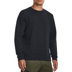 Under Armour Elastano/Lycra/Spandex Suéteres Under Armour Unstoppable Fleece Crewneck Sweatshirt - Black Mele