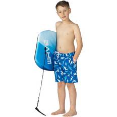 M Swim Shorts Playshoes Boys Blue Sharks Swim Shorts