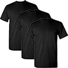 Gildan Unisex Kläder Gildan herr T-shirt T-shirt tung bomull, stil G5000, multipack, Svart
