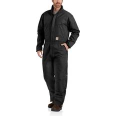 Hombre Petos Carhartt Washed Duck Insulated, mono de trabajo color: Negro tamaño: