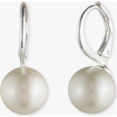 Lauren Ralph Lauren Pearl Drop Earrings, White/Silver