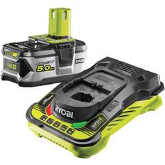Ryobi Ryobi One 5.0A Fast Lithium Charger & 5Ah Battery 18V Rc18150-150