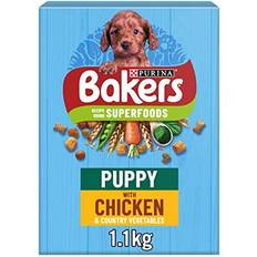 Bakers Puppy Dry Dog Food Chicken and Veg 5x1.1