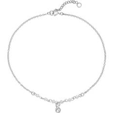 Transparent Anklets John Greed Aiyana Anahita Anklet with Cubic Zirconia & Crystal