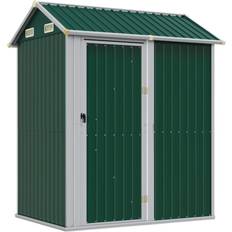 vidaXL Haveskur 192x152,5x237 cm Galvaniseret Stål Grøn (Areal )