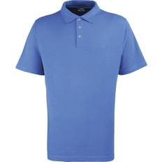 Multicoloured Polo Shirts Premier Stud Heavyweight Plain Pique Polo Shirt Royal