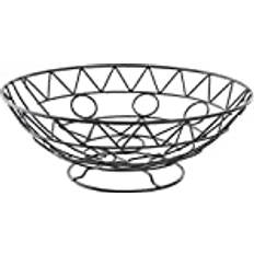 Sort Frugtskåle Dkd Home Decor Black Metal Fruit Bowl 28cm