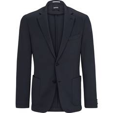 HUGO BOSS Outerwear HUGO BOSS Men's Micro-Patterned Performance Slim-Fit Jacket Dark Blue Dark Blue