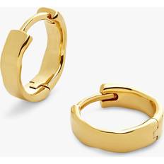Monica Vinader Siren Muse Huggie Earrings, Gold