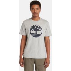 Timberland T-Shirts Timberland Kennebec River Tree Logo T-shirt Für Herren In Grau Grau, Größe Grau