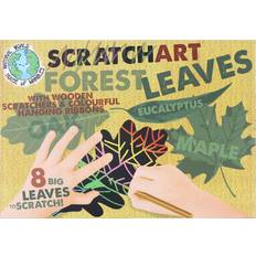 House of Marbles Scratch Art Leaves