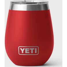 Yeti Rambler 10 Oz Wine Tumbler Men Outdoor Equipment Red One Size Bicchiere da viaggio