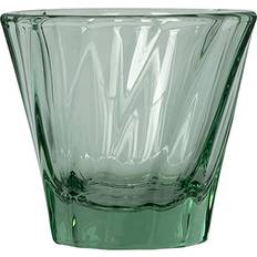 Verde Tazas de café espresso Loveramics Twisted Glass Green 70 ml Taza de café espresso