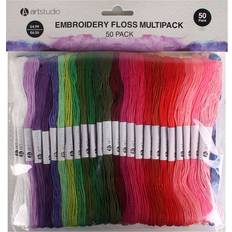 Yarn & Needlework Supplies Pack of 50 Art Studio Embroidery Floss