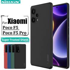 Nillkin Accessori per cellulari Nillkin Per la custodia POCO F5 Pro Frosted Shield Pro Cover posteriore rigida per PC per la copertura POCO F5 Nero/Blu/Verde