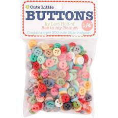 Plastic Buttons Riley Blake Cute Little Buttons Assortment 300/Pkg-1/4"